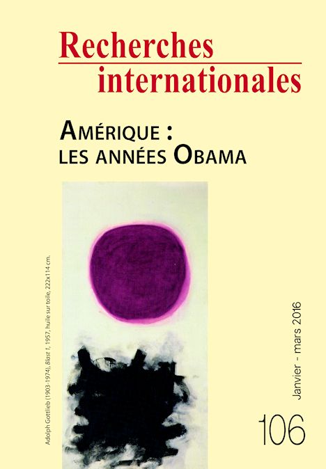 Recherches internationales - numro 106