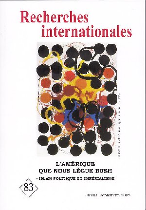 Revue Recherches internationales 83