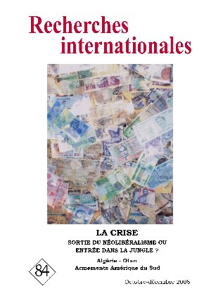 Revue Recherches internationales 84